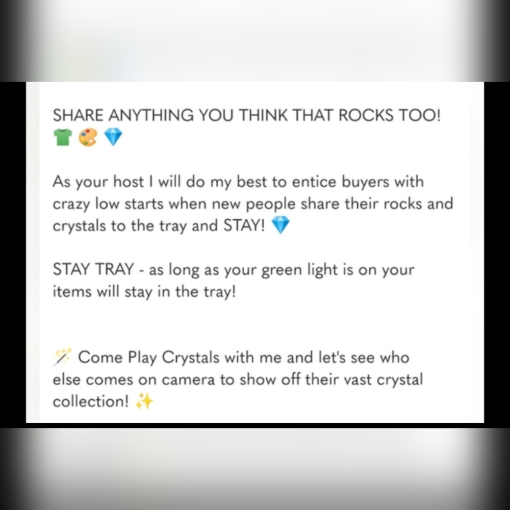 POSH ROCKS SHARE SHOW! 💎 💜 Live Crystal Deal 💜 - Picture 2 of 2
